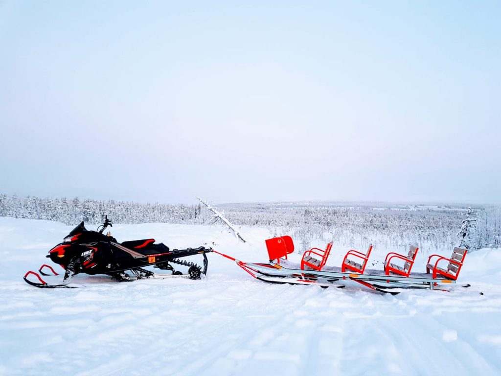 Snowmobile Sleigh Ride Stark Adventures